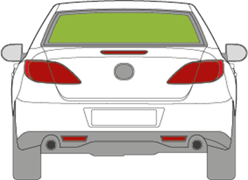 Afbeelding van Achterruit Mazda 6 sedan