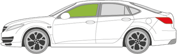 Afbeelding van Zijruit links Mazda 6 5 deurs