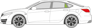 Afbeelding van Zijruit links Mazda 6 5 deurs
