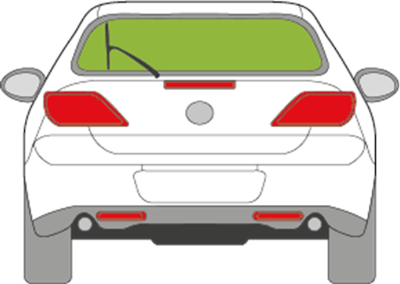 Afbeelding van Achterruit Mazda 6 5 deurs