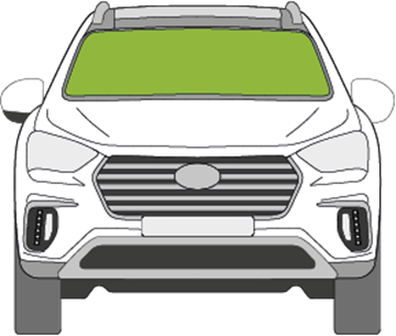 Afbeelding van Voorruit Hyundai Grand Santa Fe 2013-2016 sensor/verwarmd