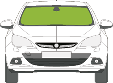 Afbeelding van Voorruit Opel Astra GTC sensor