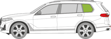 Afbeelding van Zijruit links BMW X7