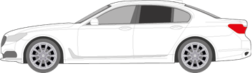 Afbeelding van Zijruit links BMW 7-serie (DONKERE RUIT)