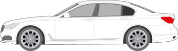 Afbeelding van Zijruit links BMW 7-serie (DONKERE RUIT)