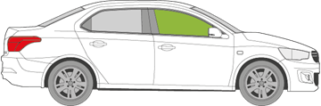 Afbeelding van Zijruit rechts Citroën C-Elysee