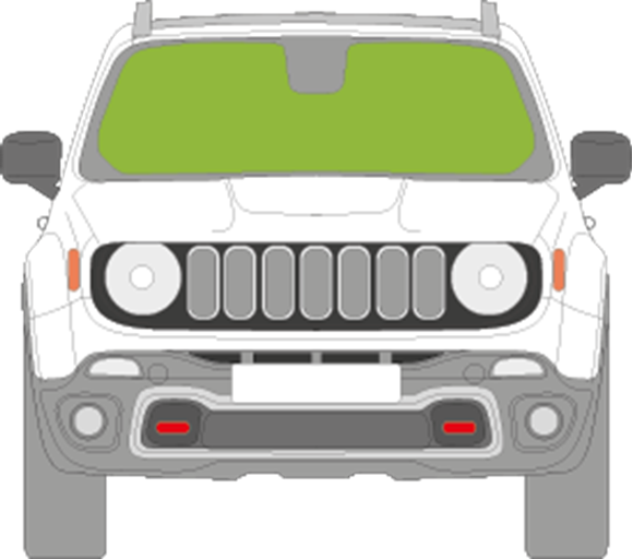Afbeelding van Voorruit Jeep Renegade 2018-