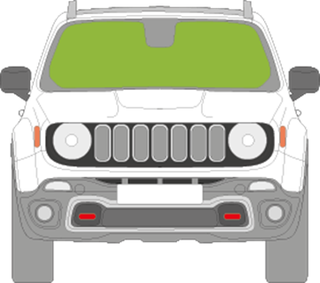 Afbeelding van Voorruit Jeep Renegade 2019- sensors/camera/verwarmd
