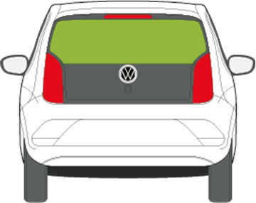 Afbeelding van Achterruit Volkswagen UP! 3 deurs