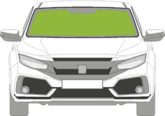 Afbeelding van Voorruit Honda Civic 5 deurs sensor