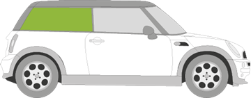 Afbeelding van Zijruit rechts Mini 3 deurs hatchback 