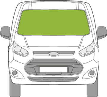 Afbeelding van Voorruit Ford Connect 2018- schuifspiegel/sensor/verwarmd