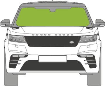 Afbeelding van Voorruit Range Rover Velar 2017-2021 camera/sensor/verwarmd/HUD