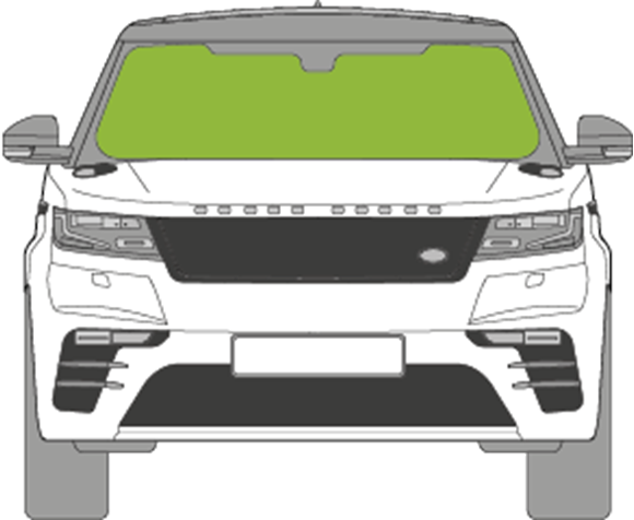 Afbeelding van Voorruit Range Rover Velar 2017-2021 camera/sensor/verwarmd/HUD