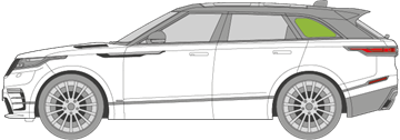 Afbeelding van Zijruit links Range Rover Velar 