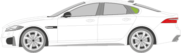 Afbeelding van Zijruit links Jaguar XF