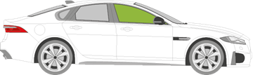 Afbeelding van Zijruit rechts Jaguar XF