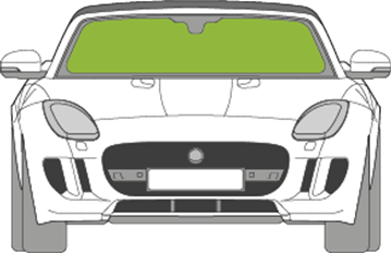 Afbeelding van Voorruit Jaguar F-type coupé sensor