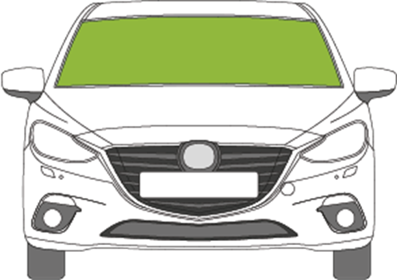 Afbeelding van Voorruit Mazda 3 sedan 2013-2019