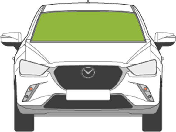 Afbeelding van Voorruit Mazda CX-3 2016- 1x camera/sensor
