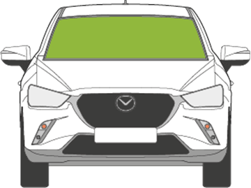 Afbeelding van Voorruit Mazda CX-3 2016- 2x camera/sensor