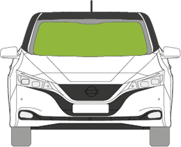 Afbeelding van Voorruit Nissan Leaf sensor/camera