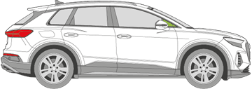 Afbeelding van Zijruit rechts Audi Q4 E-Tron 