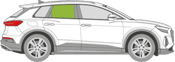 Afbeelding van Zijruit rechts Audi Q4 E-Tron 