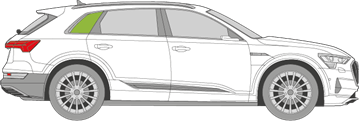 Afbeelding van Zijruit rechts Audi E-Tron 