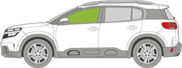 Afbeelding van Zijruit links Citroën C5 Aircross 