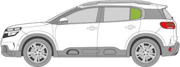 Afbeelding van Zijruit links Citroën C5 Aircross 