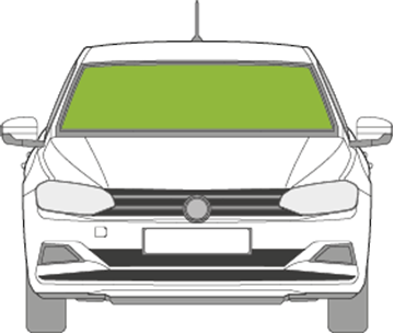 Afbeelding van Voorruit Volkswagen Polo 5 deurs