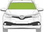 Afbeelding van Voorruit Toyota Corolla sedan sensor